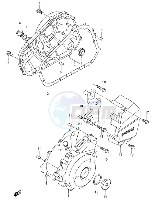 CRANKCASE COVER image