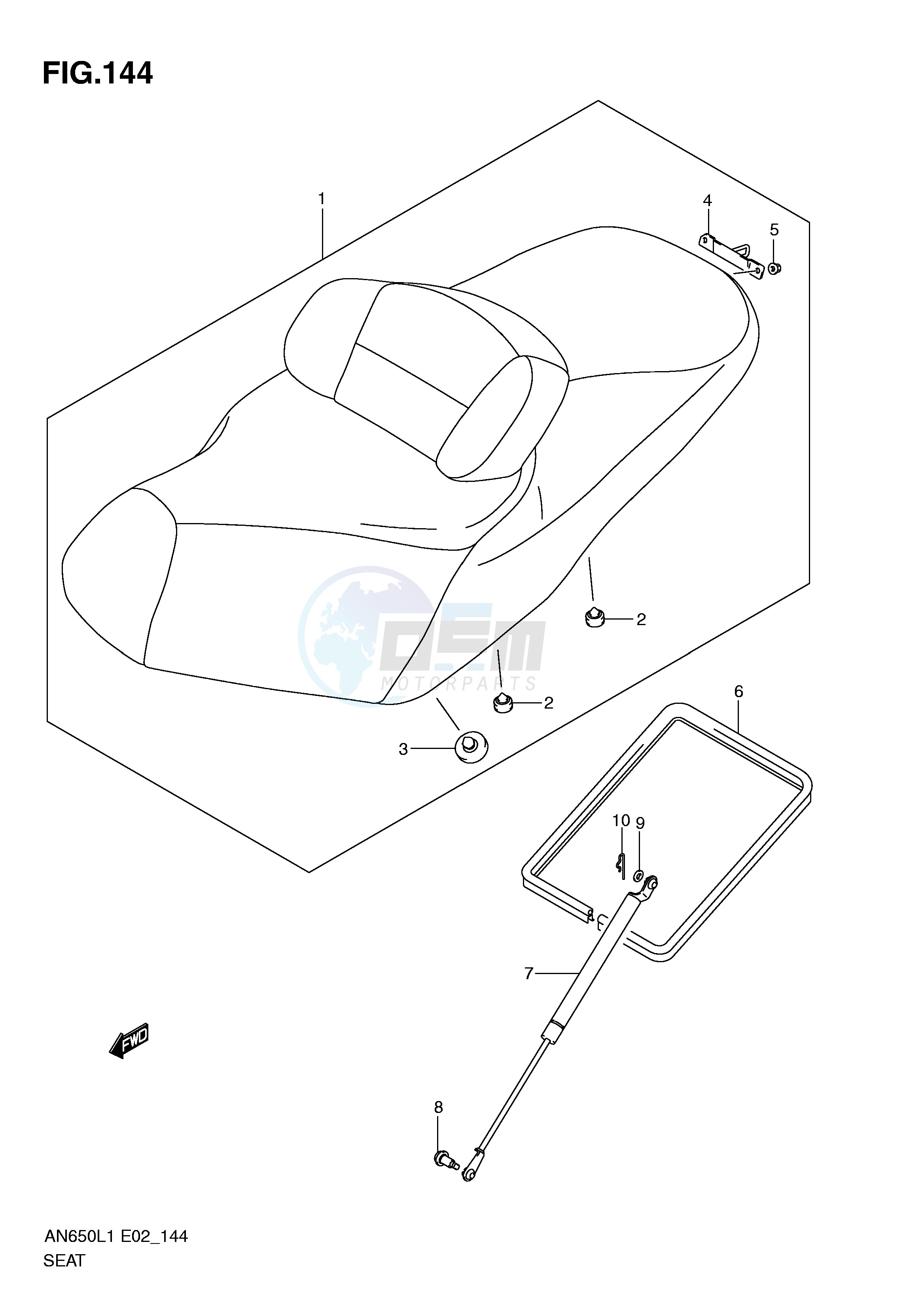 SEAT (AN650L1 E19) blueprint