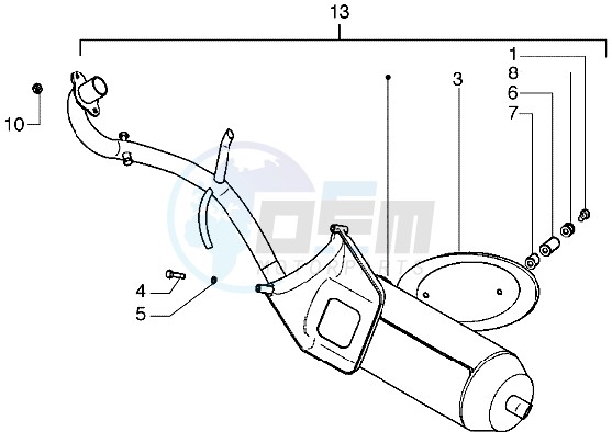 Catalytic silencer blueprint