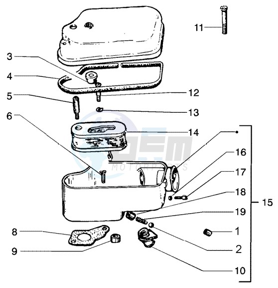 Air cleaner comp. Parts image