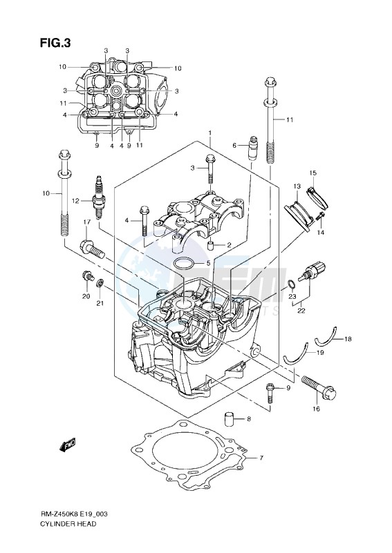 CYLINDER HEAD (K8-L1) image