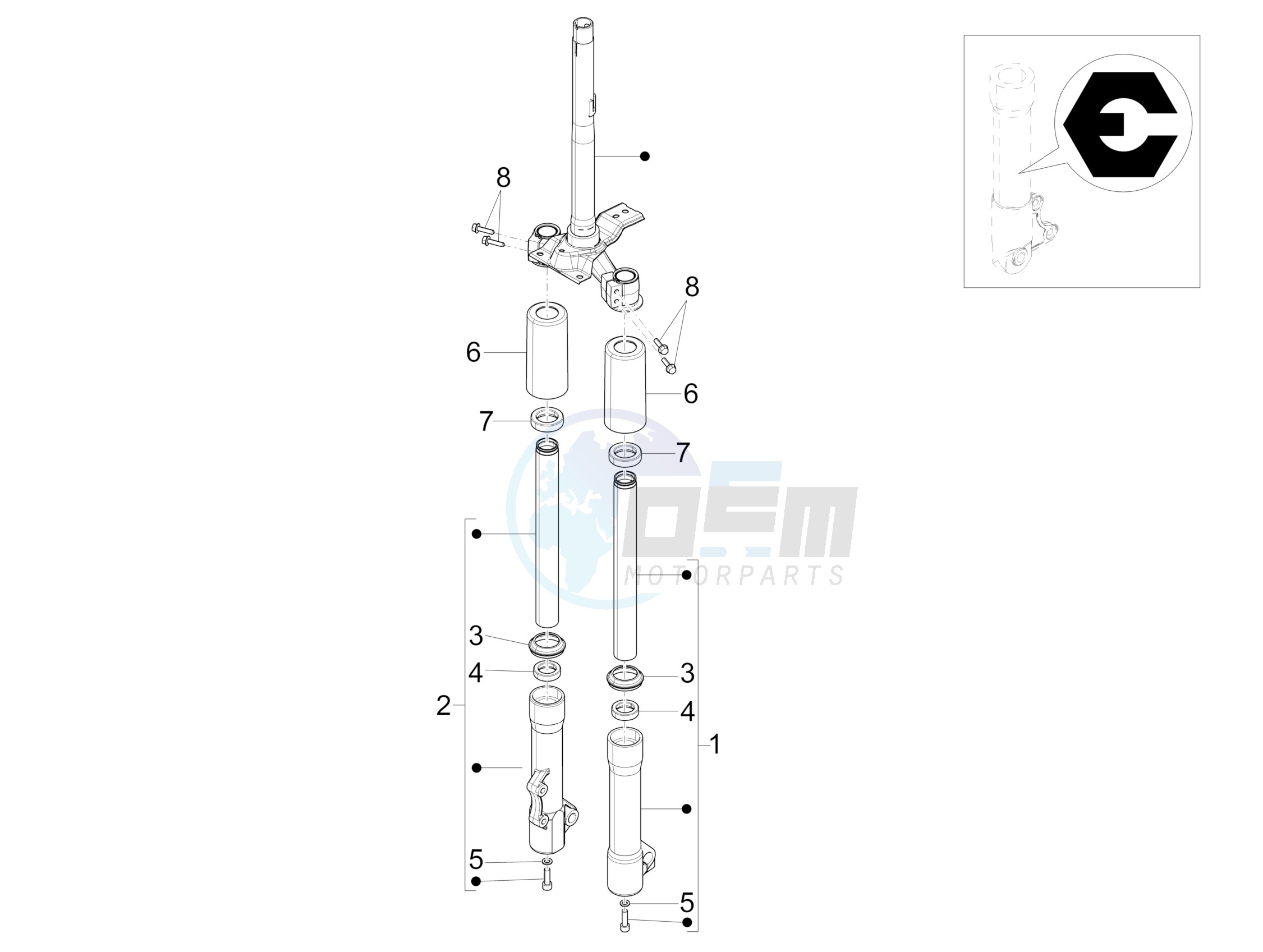 Fork's components (Escorts) image