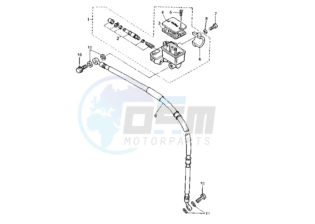 FRONT MASTER CYLINDER image