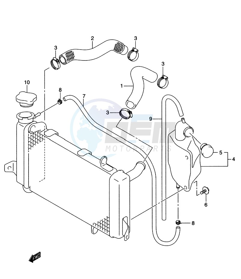 RADIATOR HOSE image