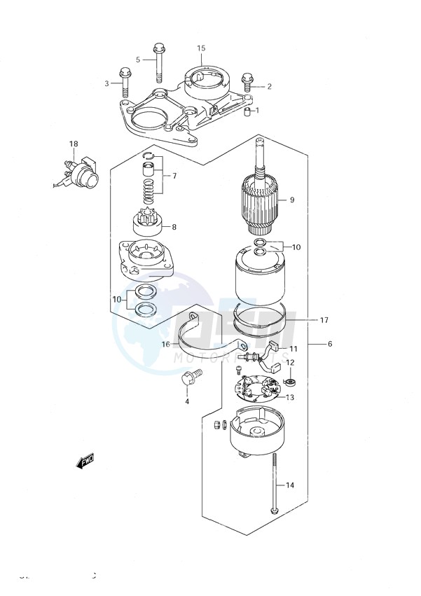 Starting Motor (1998-2000) image