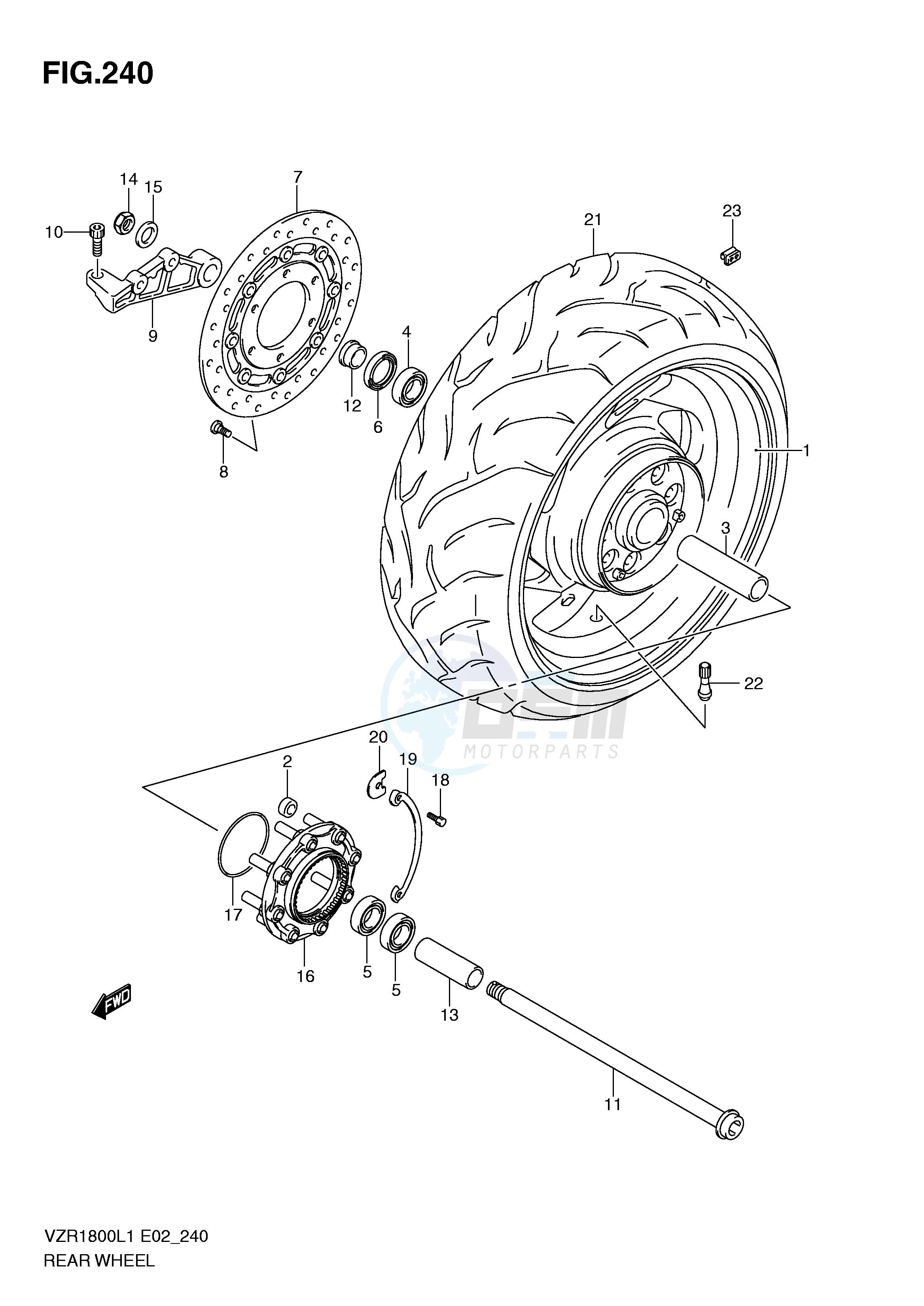 REAR WHEEL (VZR1800ZL1 E24) image