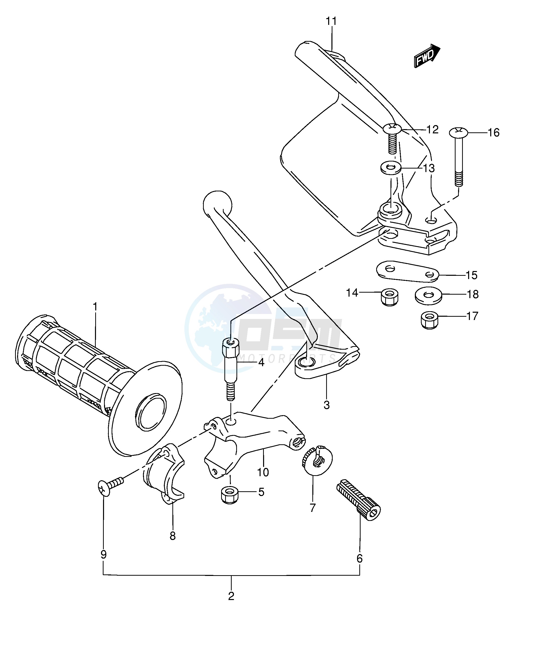 LEFT KNUCKLE COVER (MODEL N S T) image