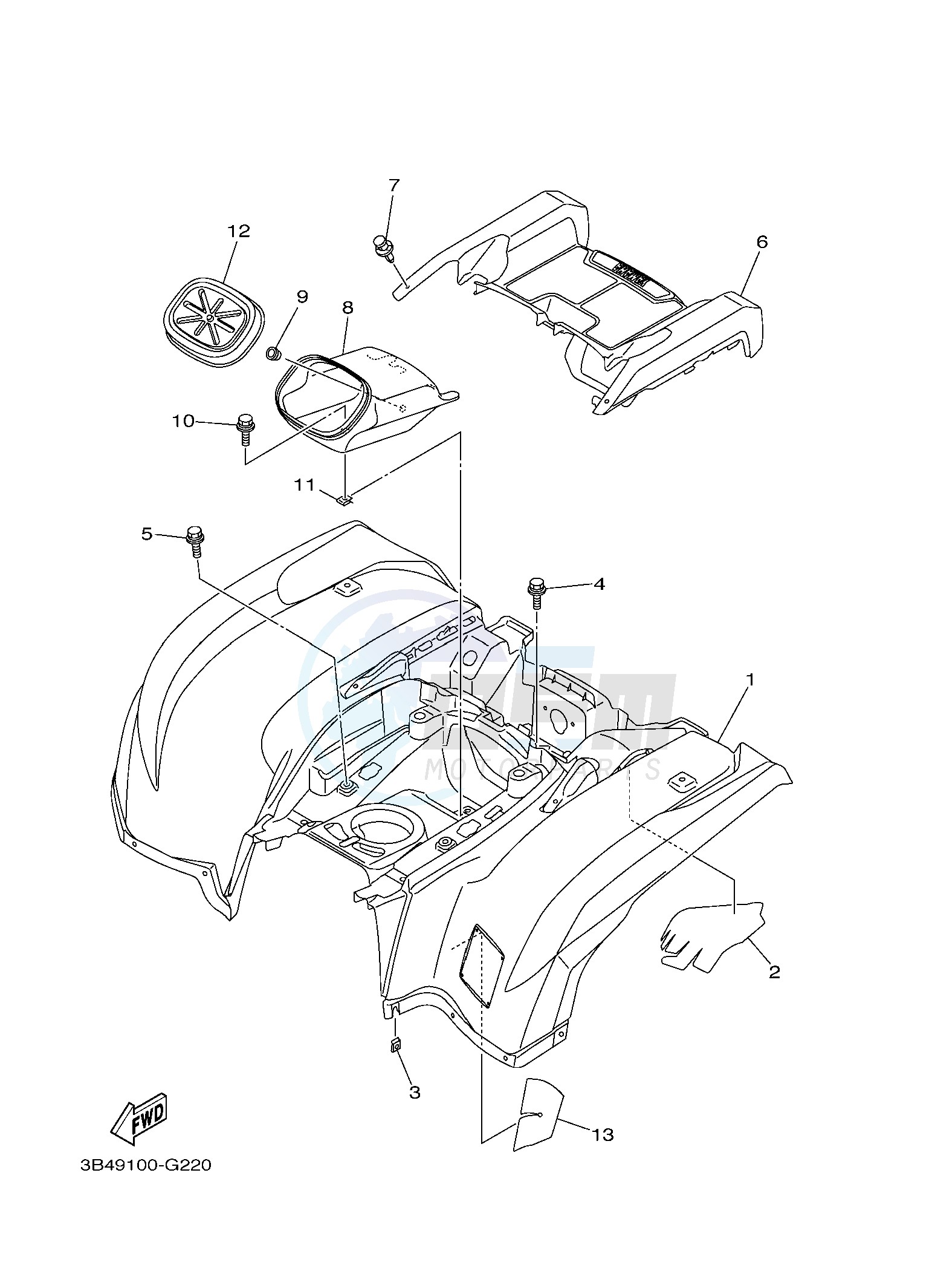 REAR FENDER image