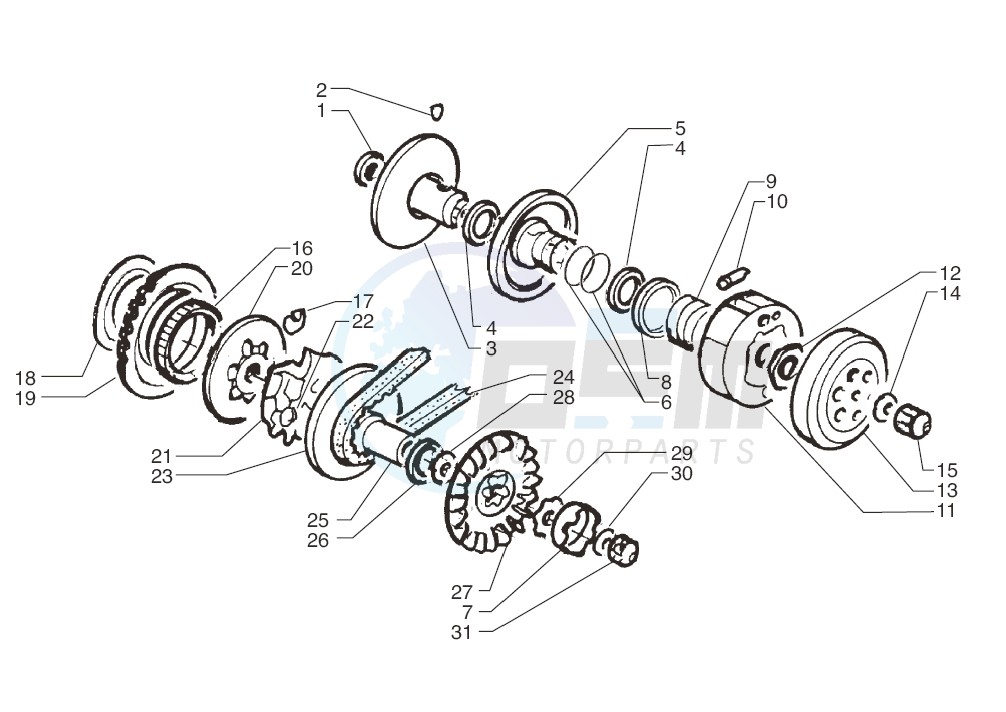 Driving pulley image