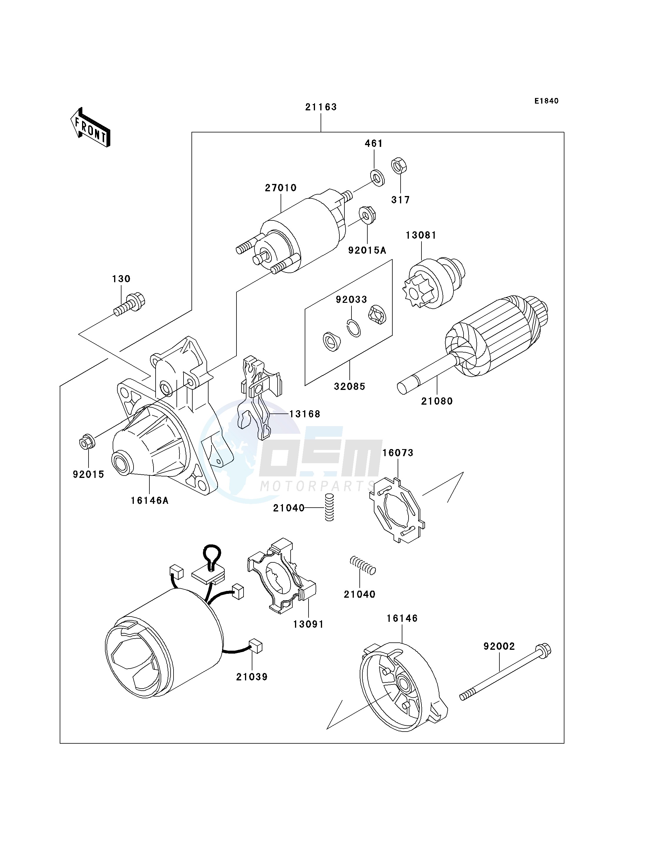 STARTER MOTOR image