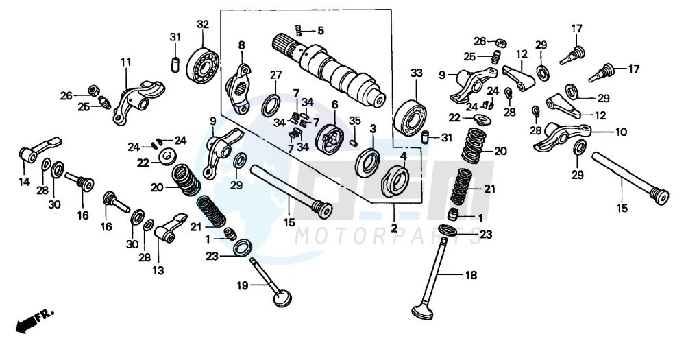 CAMSHAFT/VALVE image