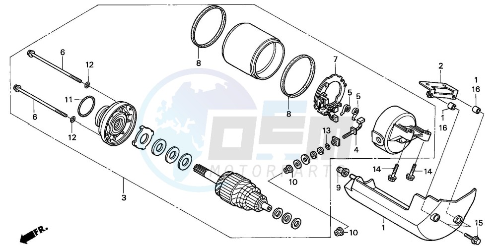 STARTER MOTOR image