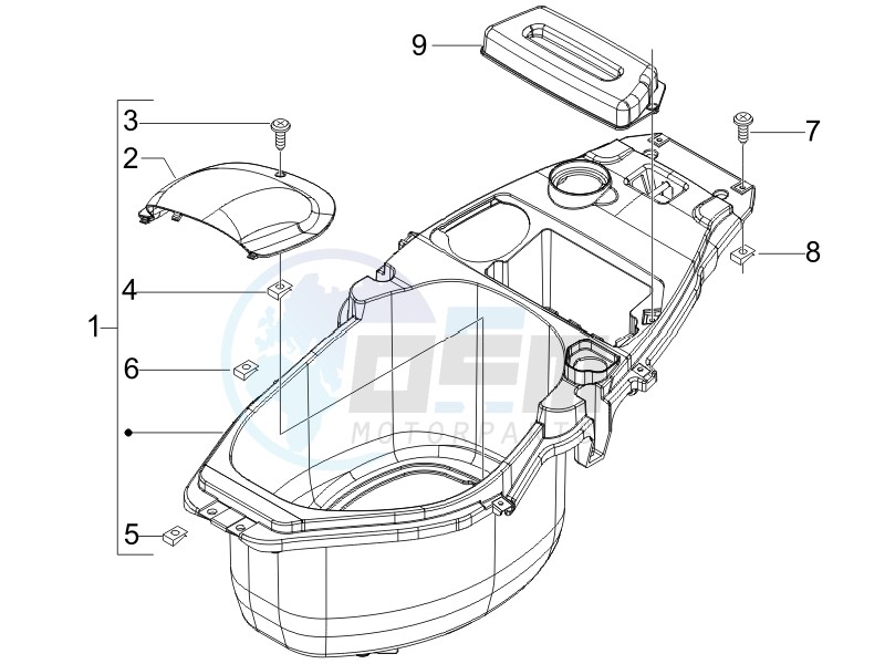 Helmet box - Undersaddle image