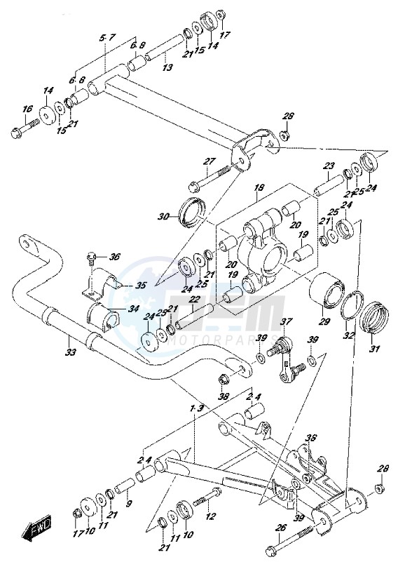 REAR SUSPENSION ARM image