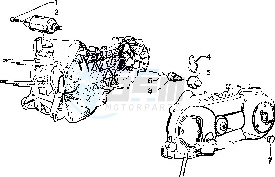 Electric starter blueprint