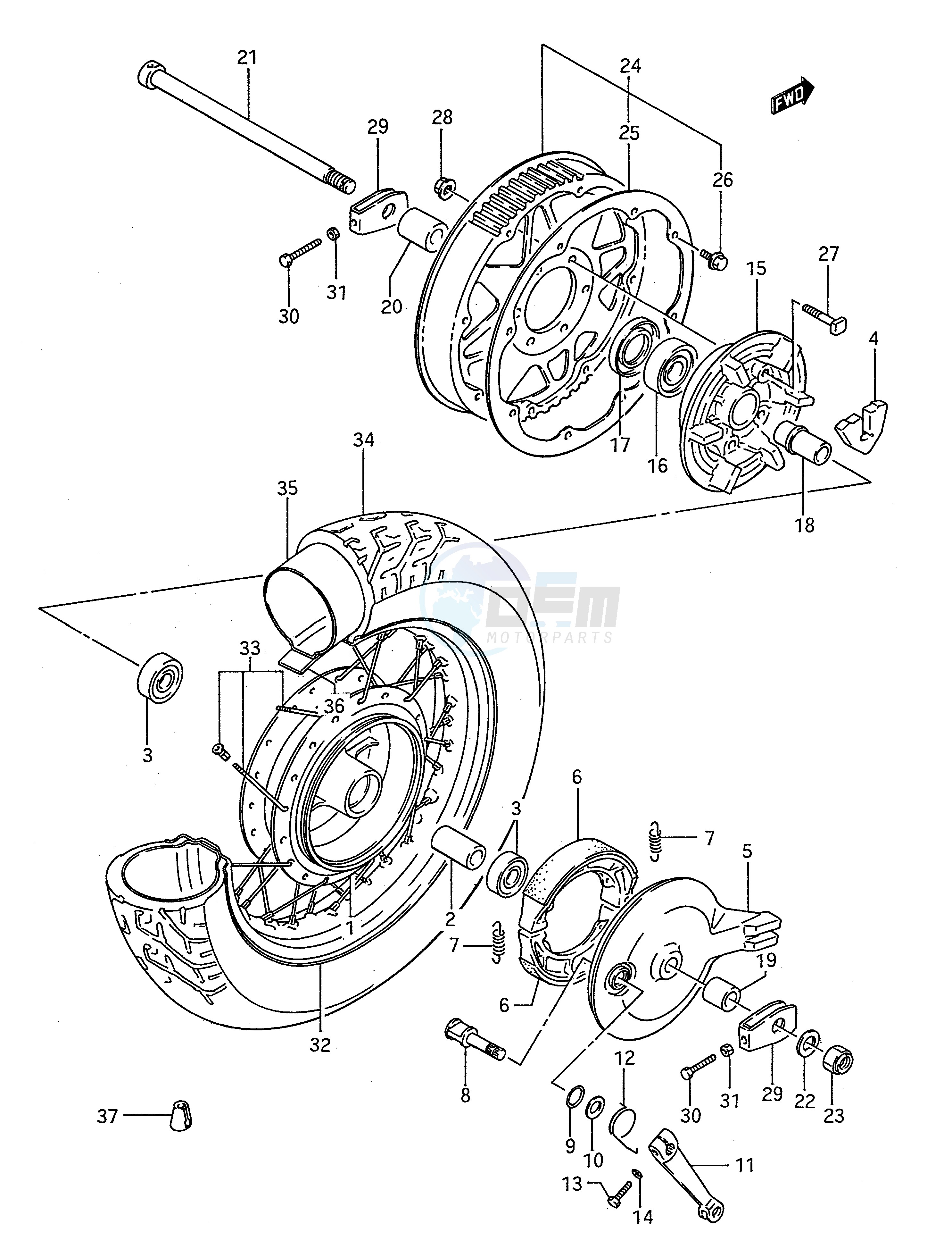 REAR WHEEL image