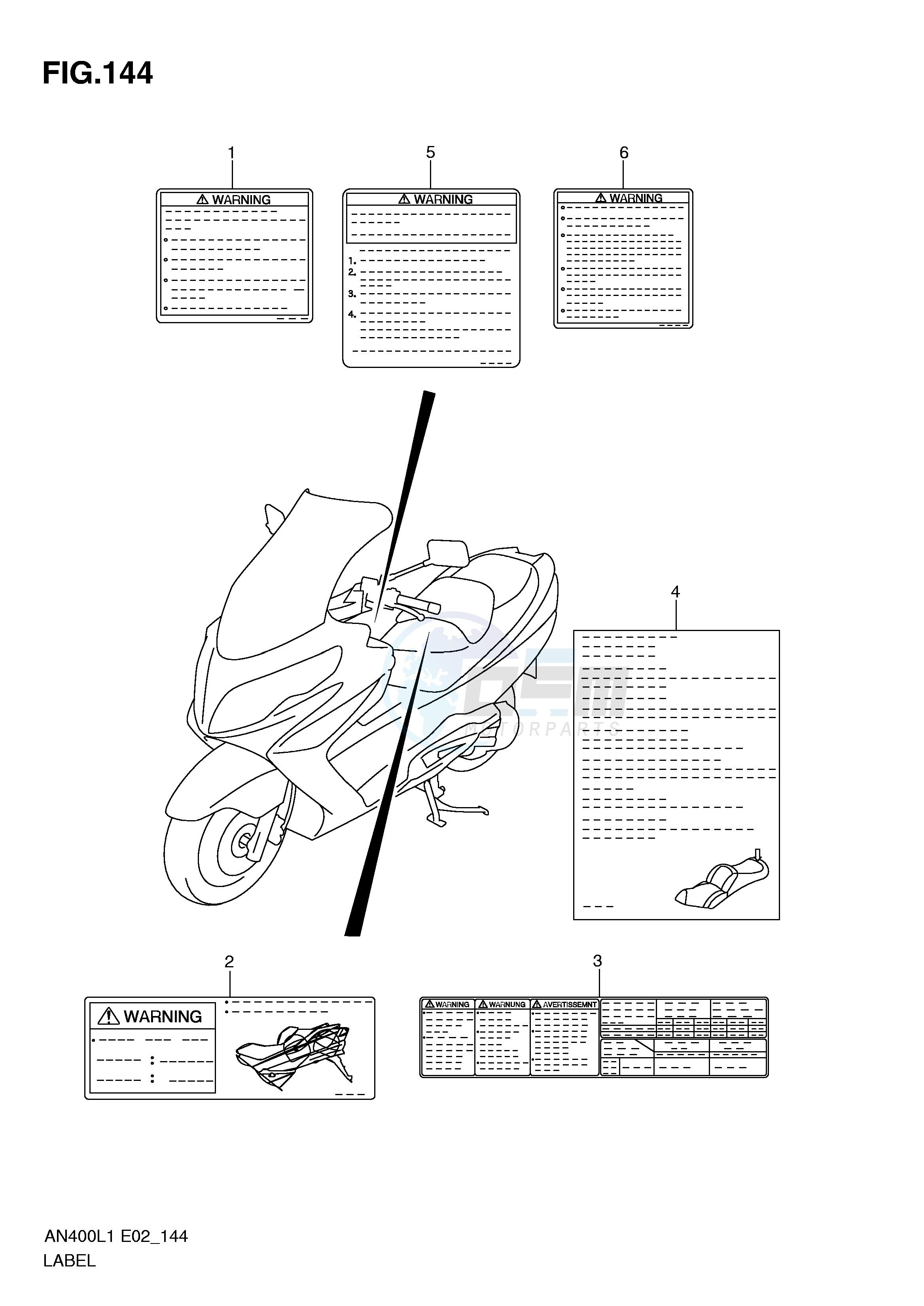 LABEL (AN400AL1 E19) blueprint