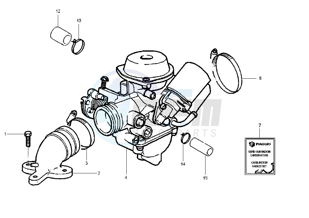 Caburetor Assy blueprint
