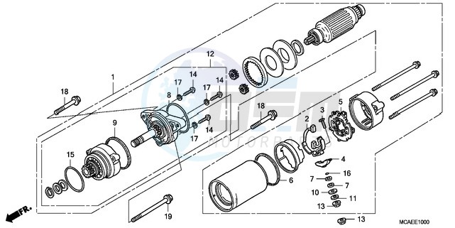 STARTER MOTOR image