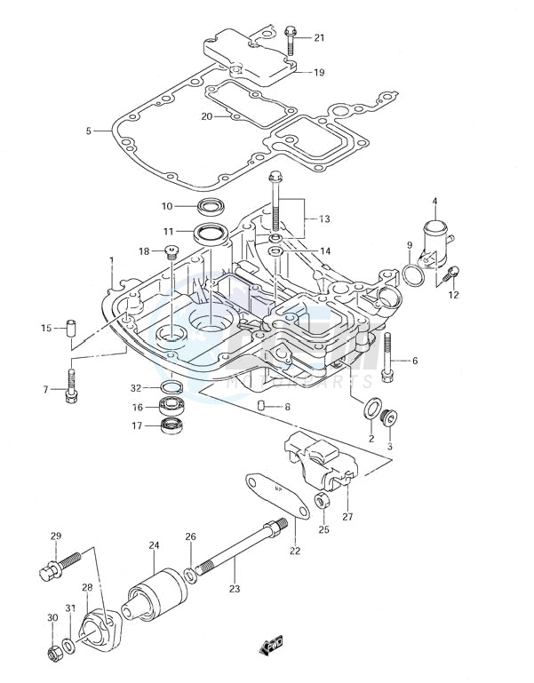 Engine Holder (S/N 680686 & Newer) blueprint