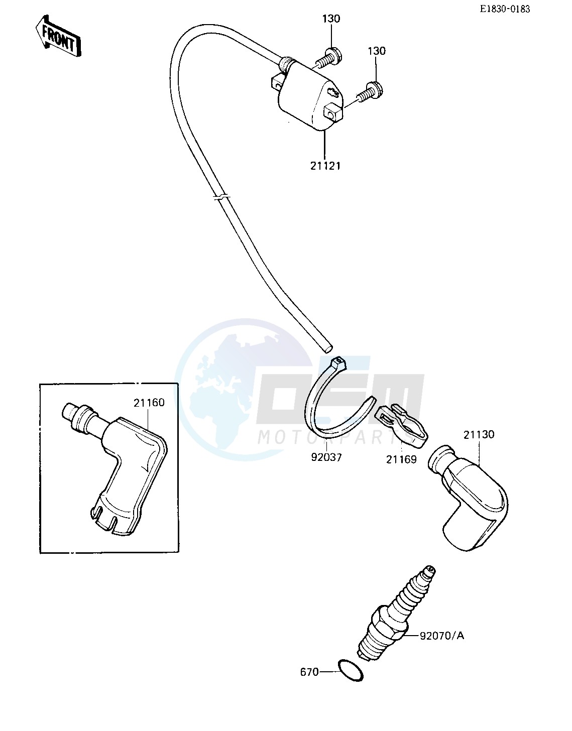 IGNITION COIL -- 84 KX80-E2- - image