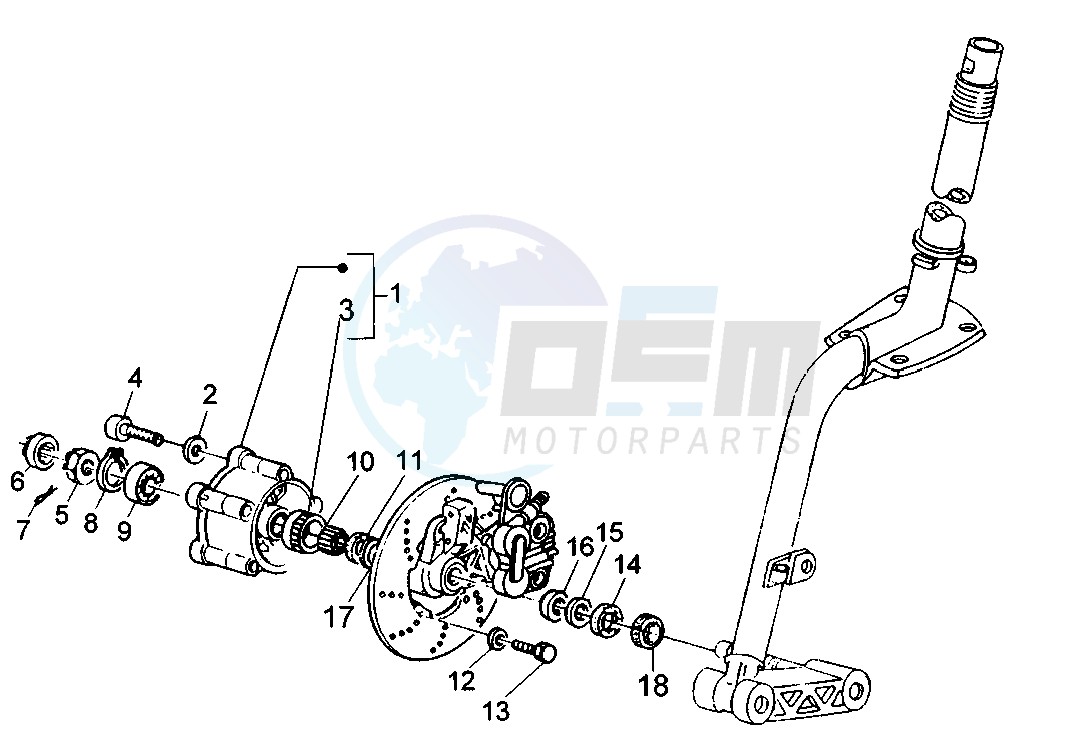 Hub, Front wheel image