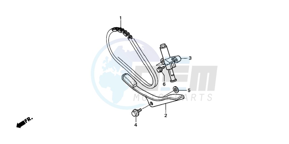 CAM CHAIN/TENSIONER blueprint