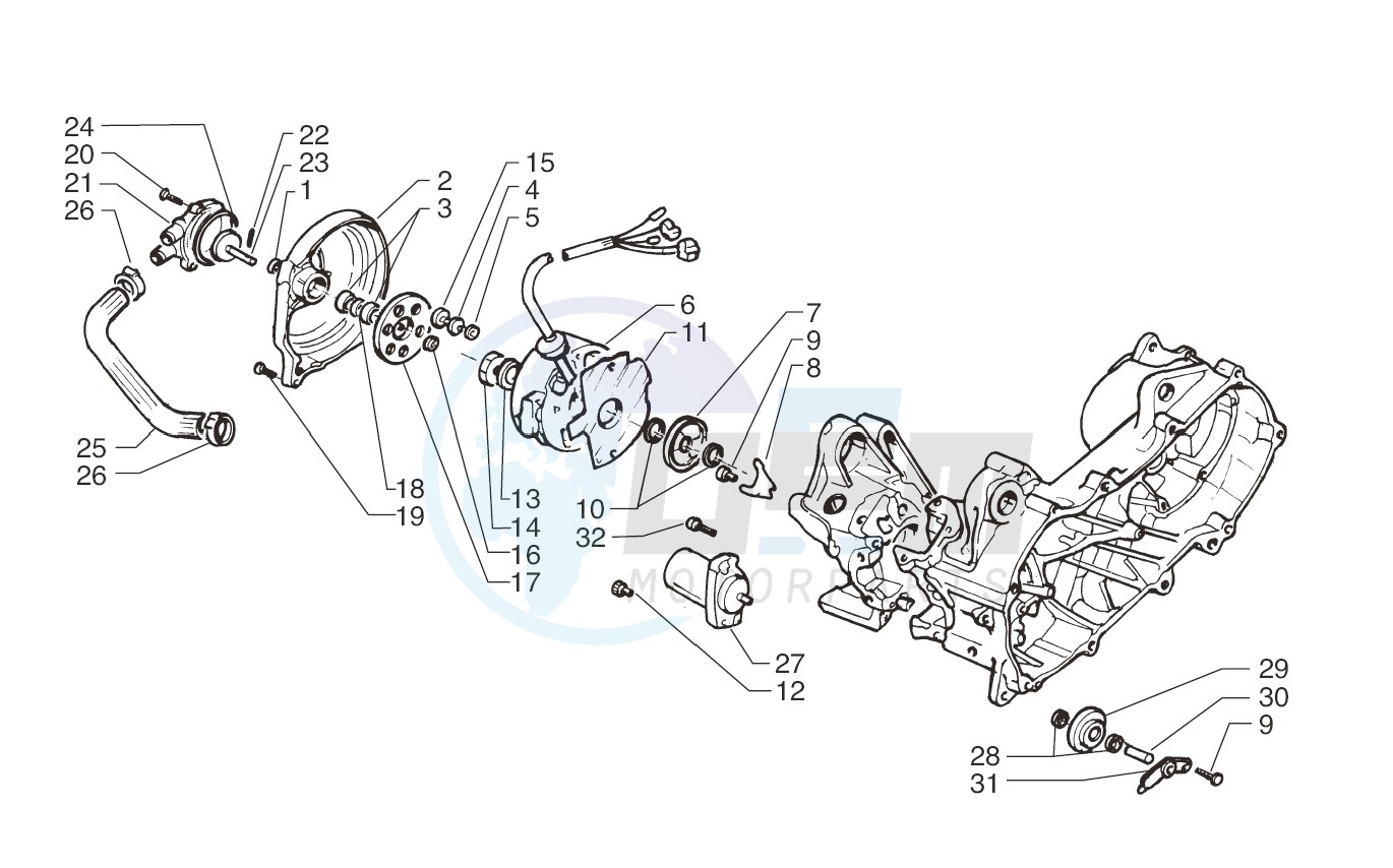 Flywh.magn. - Water pump image