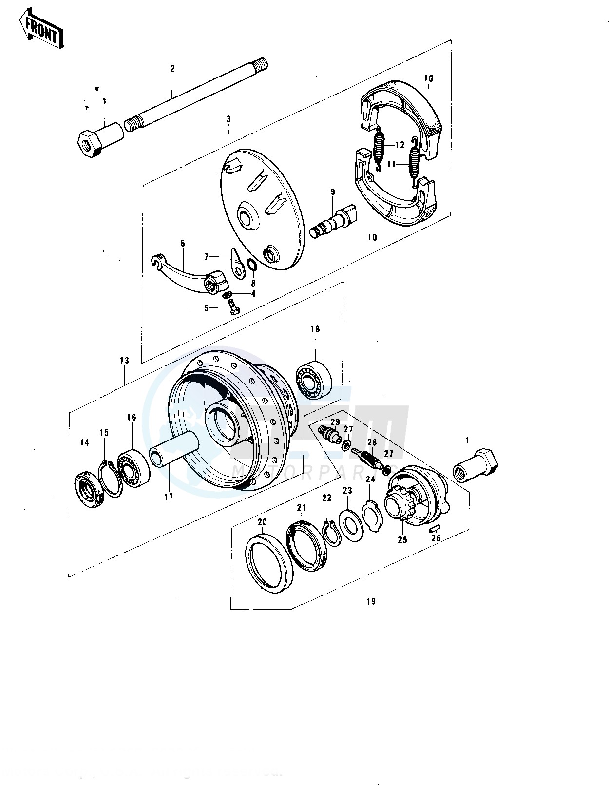 FRONT HUB_BRAKE image