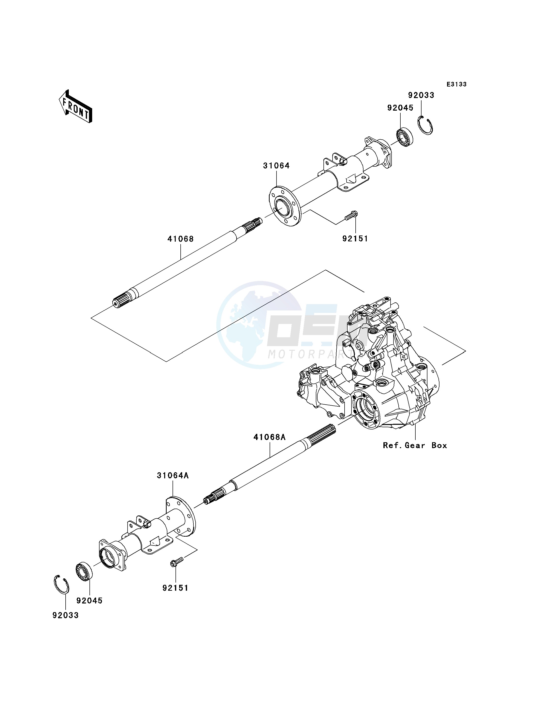 REAR AXLE image