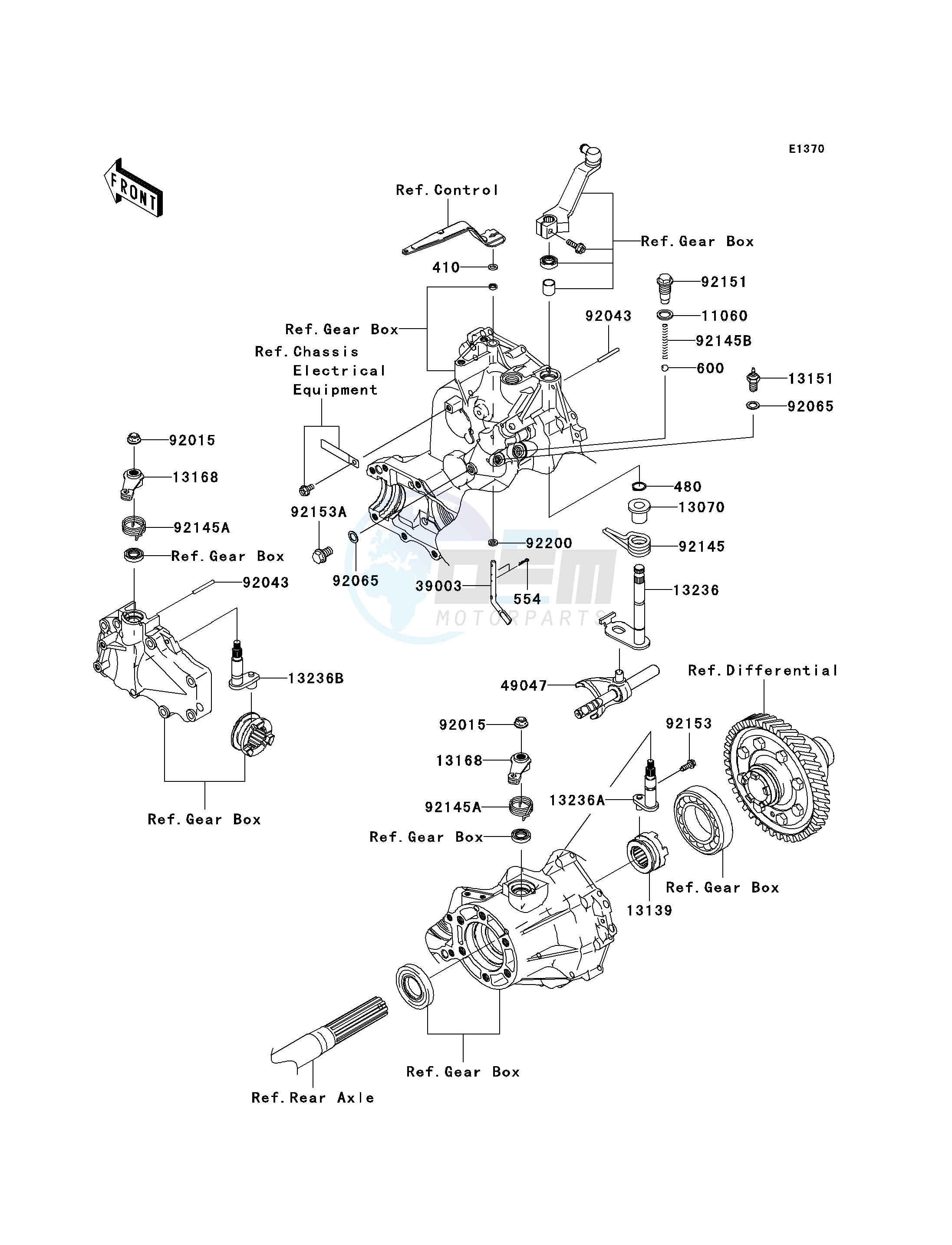 GEAR CHANGE MECHANISM image