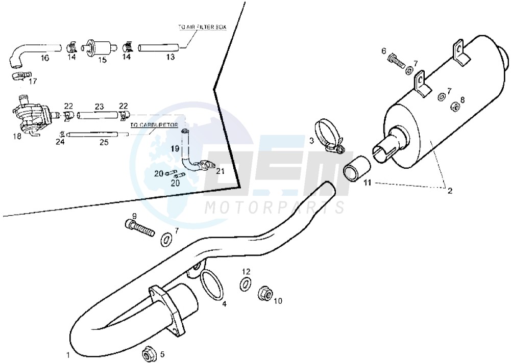 Exhaust Pipe (2) blueprint