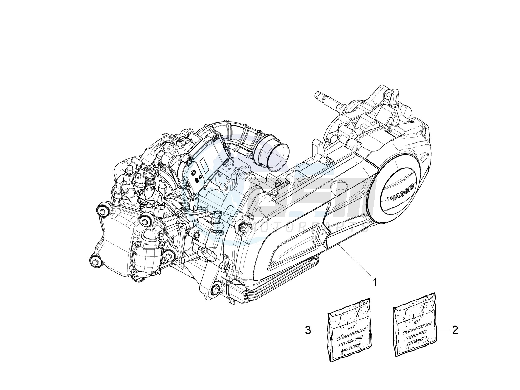 Engine, assembly image