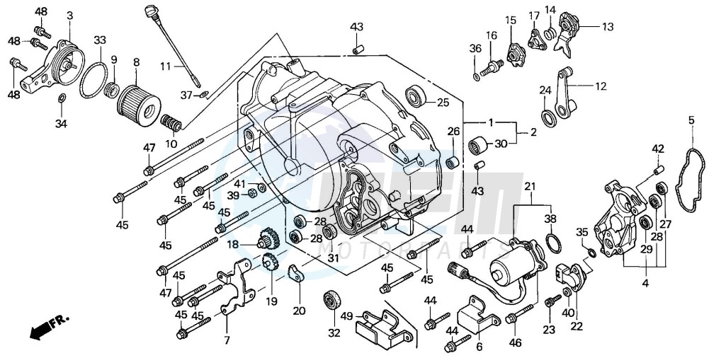 FRONT CRANKCASE COVER (2) image