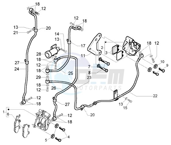 Brakes pipes - Calipers image