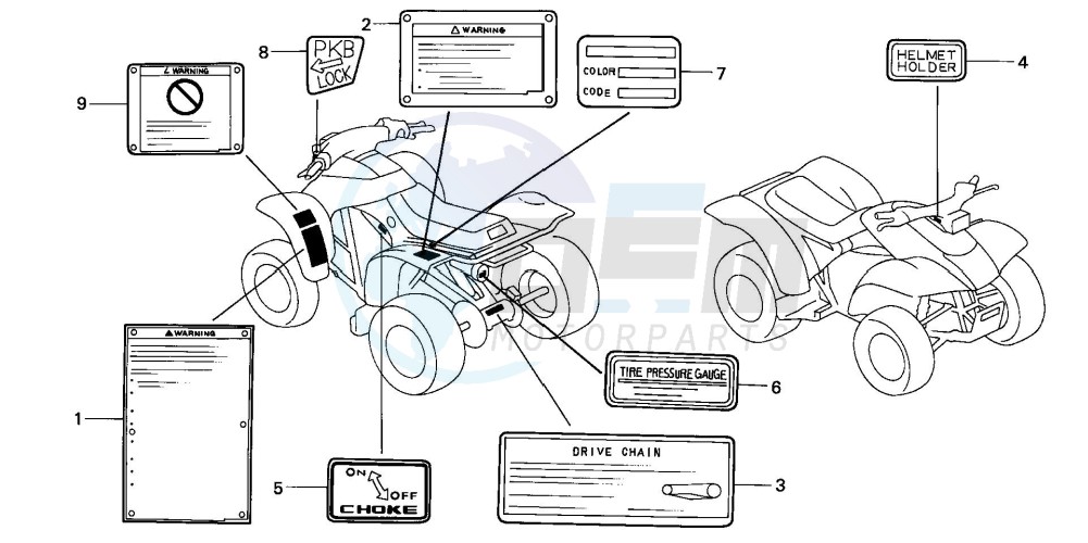 CAUTION LABEL blueprint