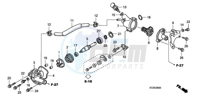 WATER PUMP blueprint