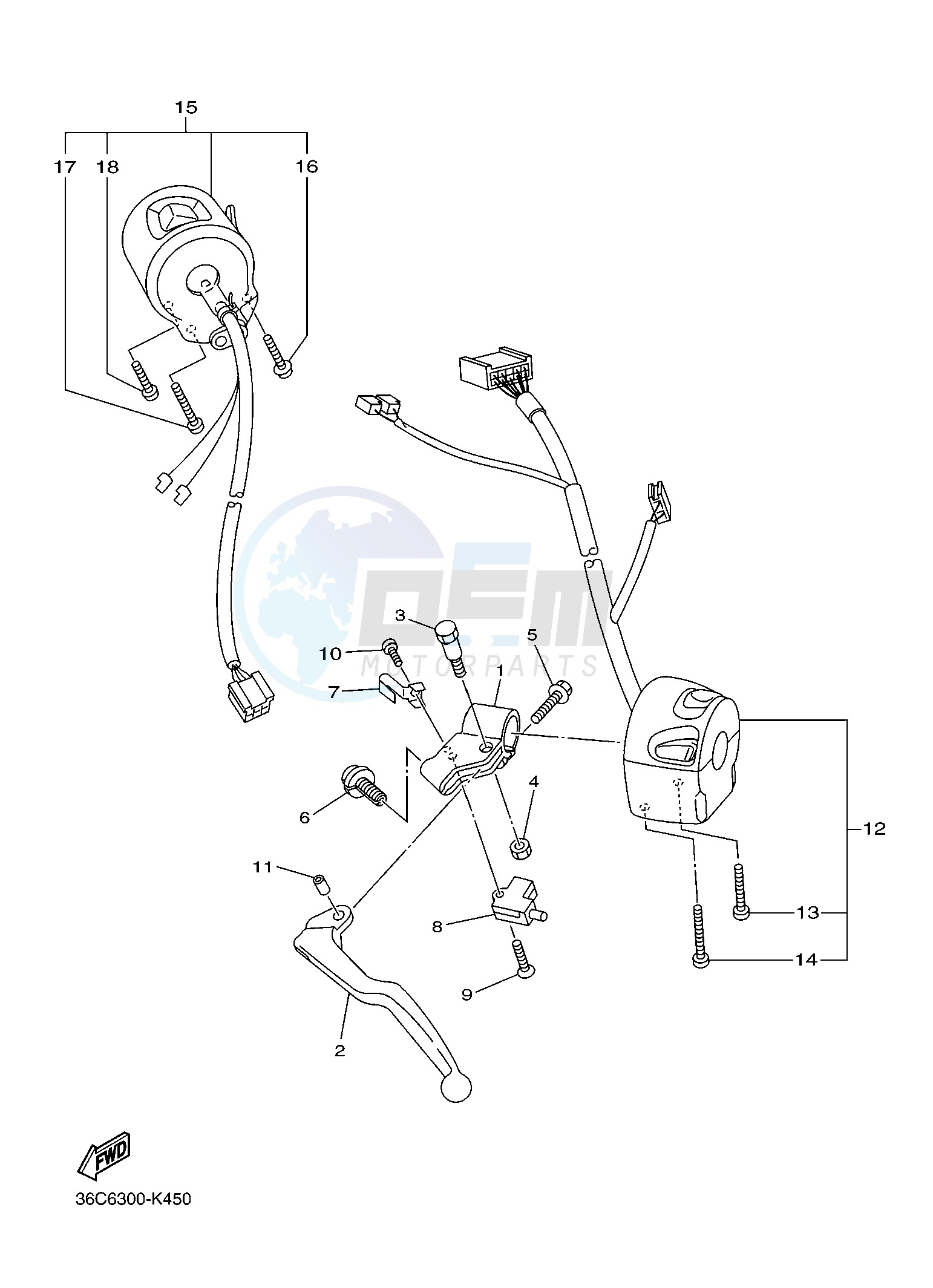 HANDLE SWITCH & LEVER image