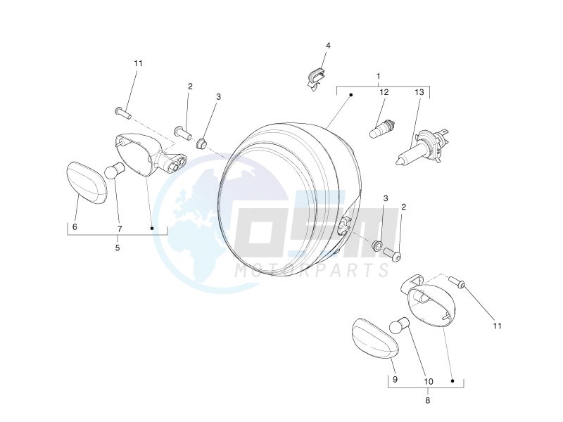 Head lamp - Turn signal lamps image