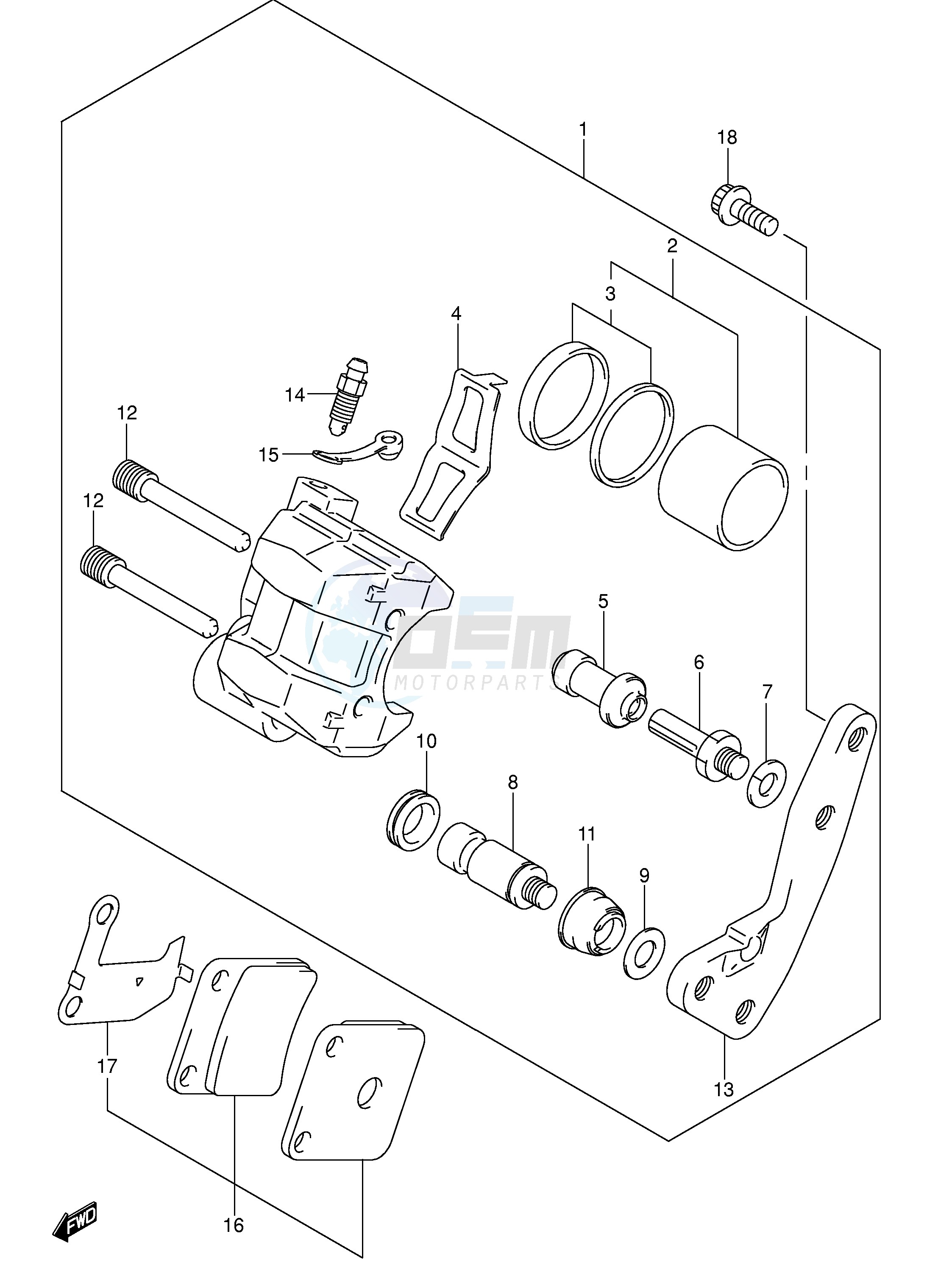 FRONT CALIPER image