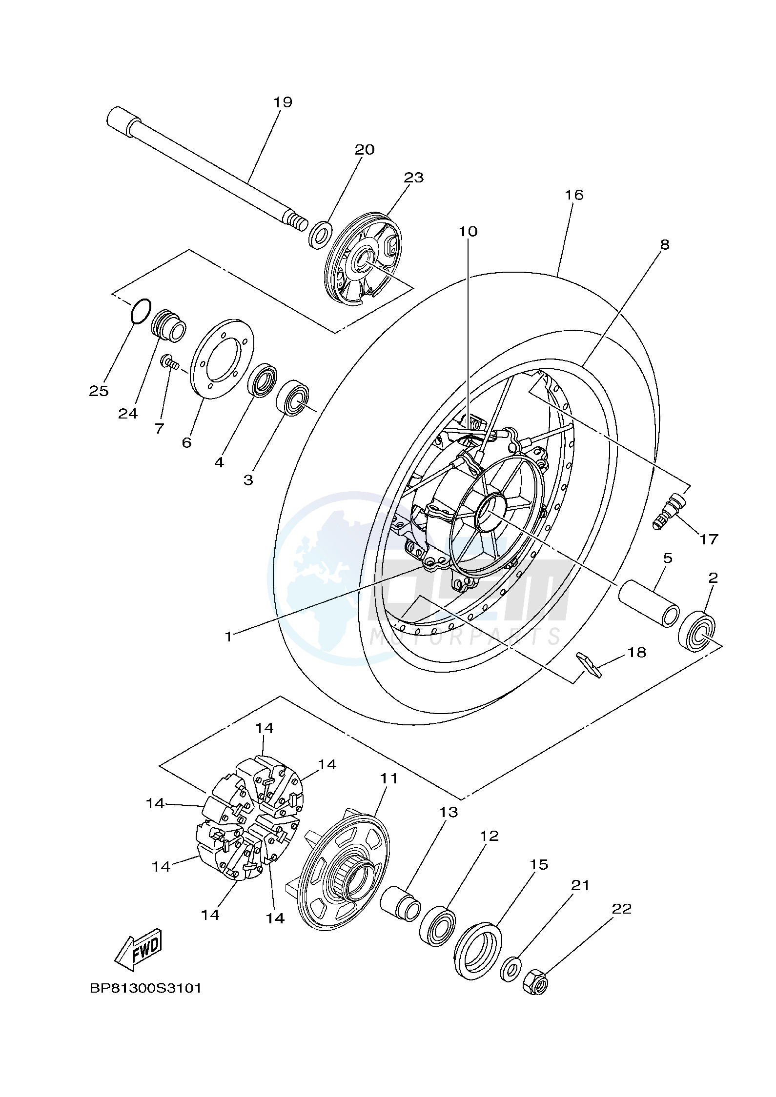 REAR WHEEL image