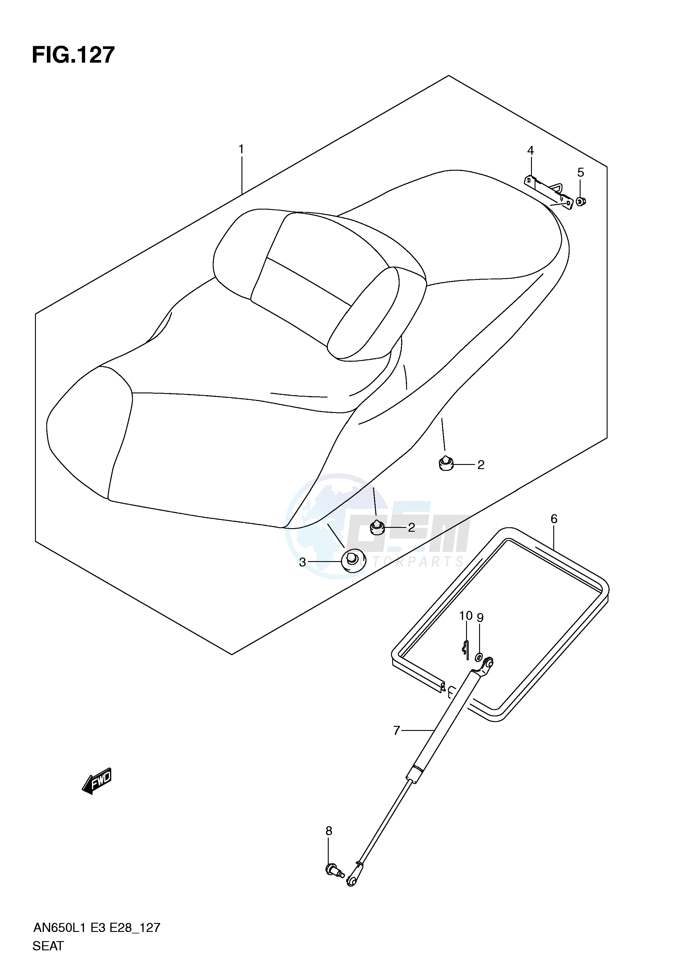 SEAT (AN650AL1 E28) blueprint