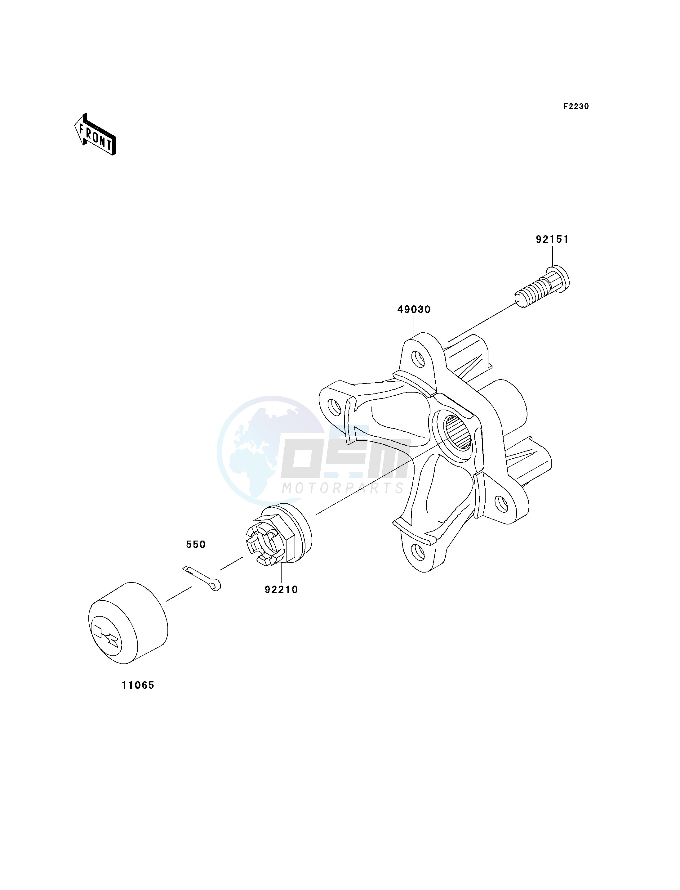 FRONT HUB image