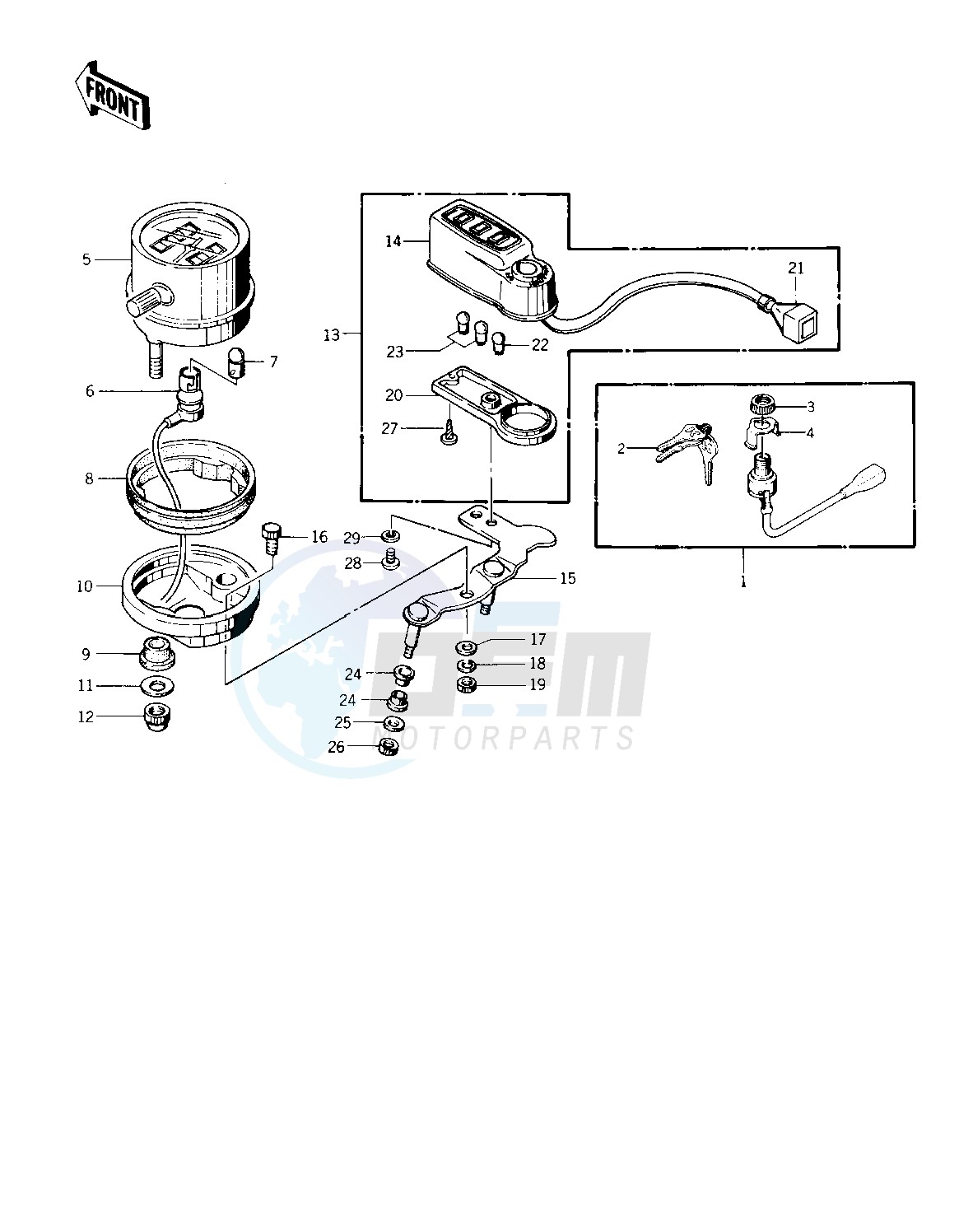METER_IGNITION SWITCH -- 76-77 S2_S3- - blueprint