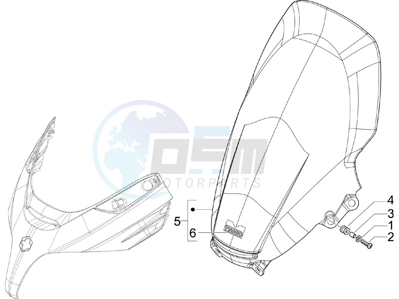 Windshield blueprint