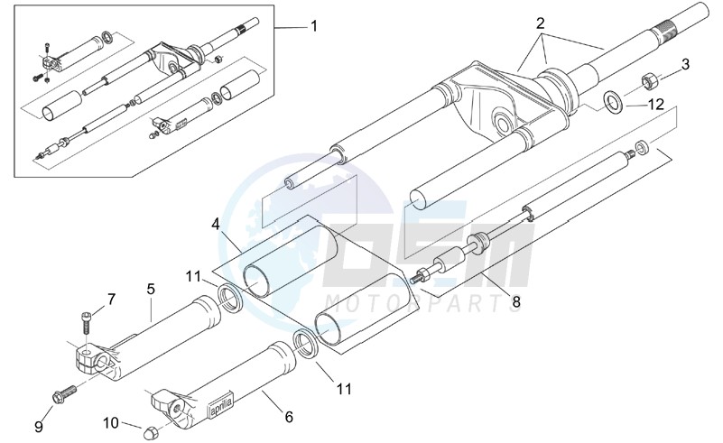 Front Fork blueprint