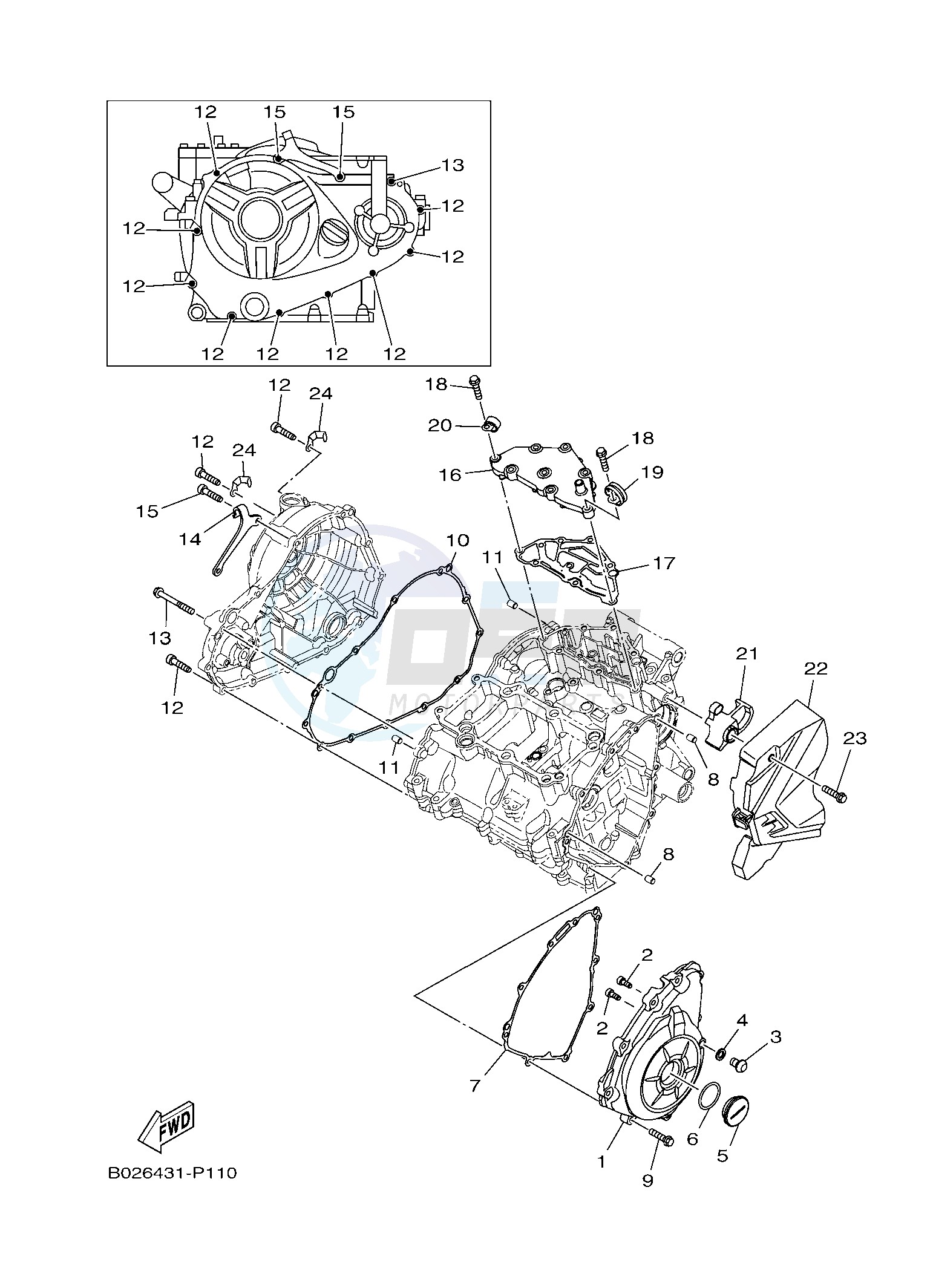 CRANKCASE COVER 1 image