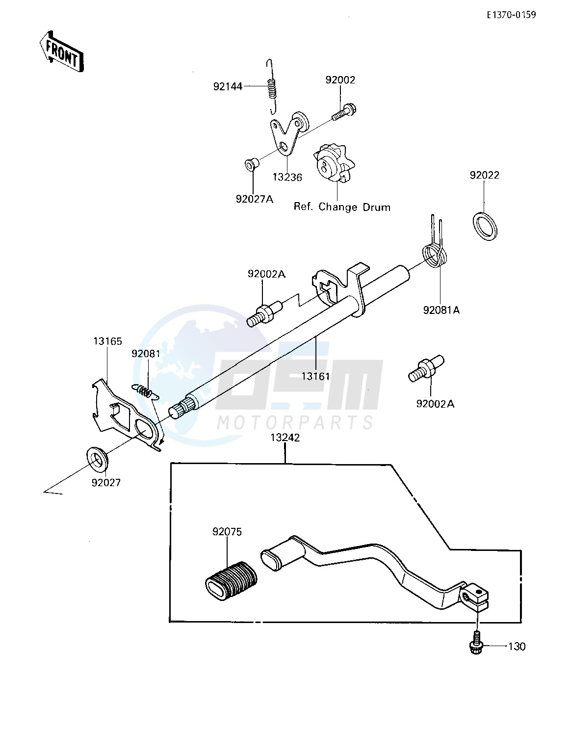 GEAR CHANGE MECHANISM image