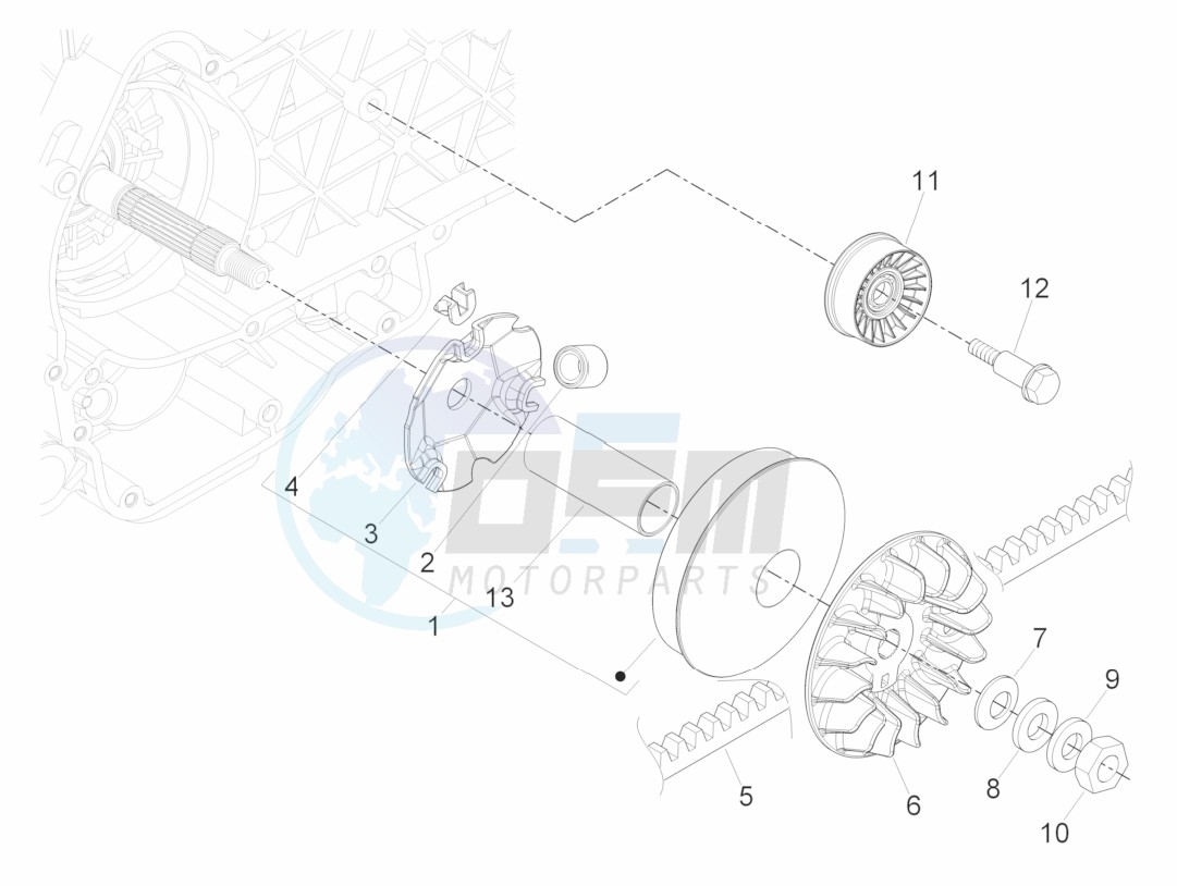 Driving pulley image