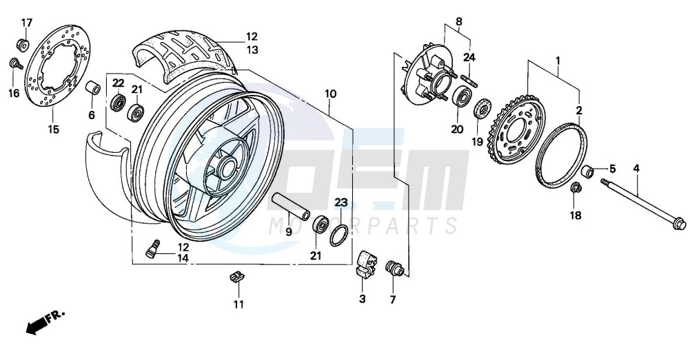 REAR WHEEL blueprint